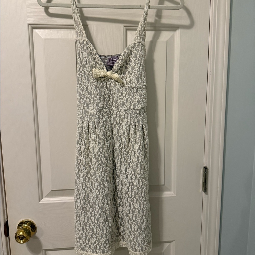 Free People Cream Lace Dress